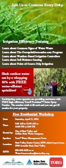 Preview of Irrigation Workshop Flyer