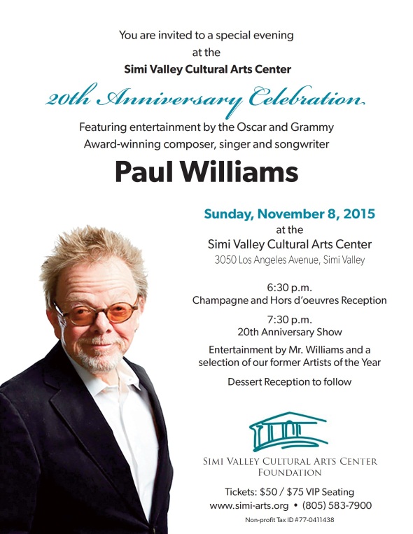 Cultural Arts Center 20th Anniversary Celebration Invite