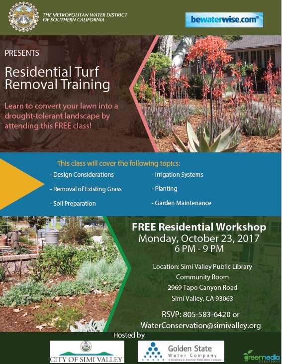 Turf Removal Workshop Flyer 10-23-17